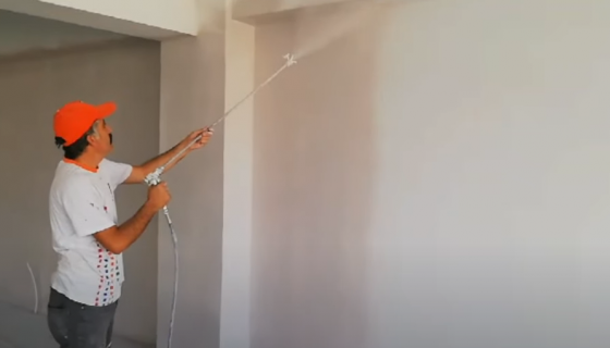 Duvar Boyama Uygulaması l Elektrikli Airless Boya Makinaları